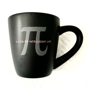Black Pi Symbol Mug